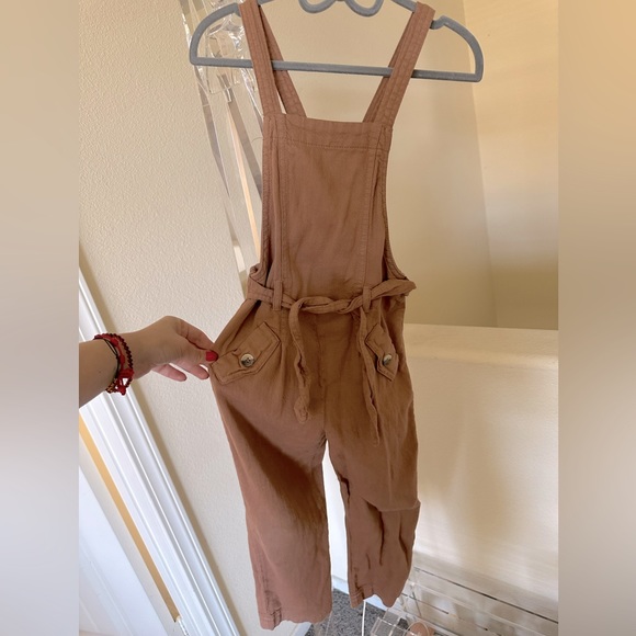 Zara Other - Beautiful ZARA Camel Color  Jumpsuit